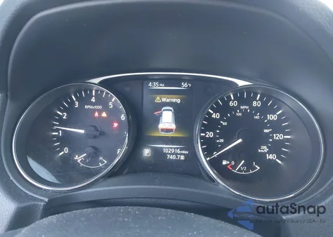 2015 Nissan Rogue Sv from USA, damaged, VIN KNMAT2MV6FP548775